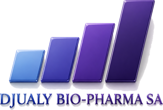Logo officiel de DJUALY BIO PHARMA SA, grossiste pharmaceutique agréé à Ouagadougou, Burkina Faso